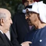 الرئيس الجزائري عبد المجيد تبون والرئيس الإماراتي محمد بن زايد خلال قمة مجموعة السبع في إيطاليا عام 2024