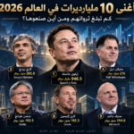 تتغير قائمة أغنى أثرياء العالم بسرعة مع حركة أسواق المال وأسعار أسهم شركات التكنولوجيا