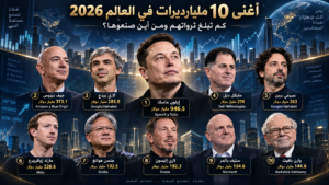 تتغير قائمة أغنى أثرياء العالم بسرعة مع حركة أسواق المال وأسعار أسهم شركات التكنولوجيا