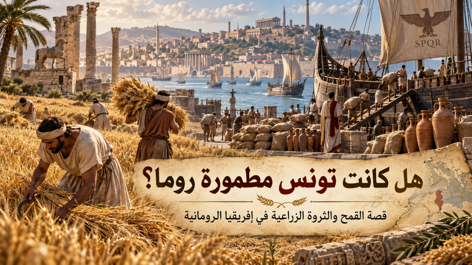دمرت روما قرطاج سنة 146 قبل الميلاد في نهاية الحرب البونية الثالثة وأقامت مقاطعة إفريقيا.